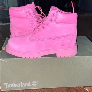 Pink Timberlands